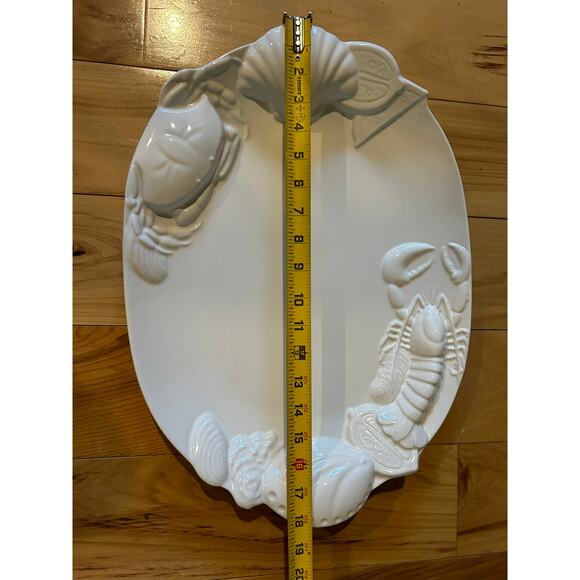 Lobster 3D Ceramic Seafood Serving Platter ~ Vintage~ - Picture 6 of 7